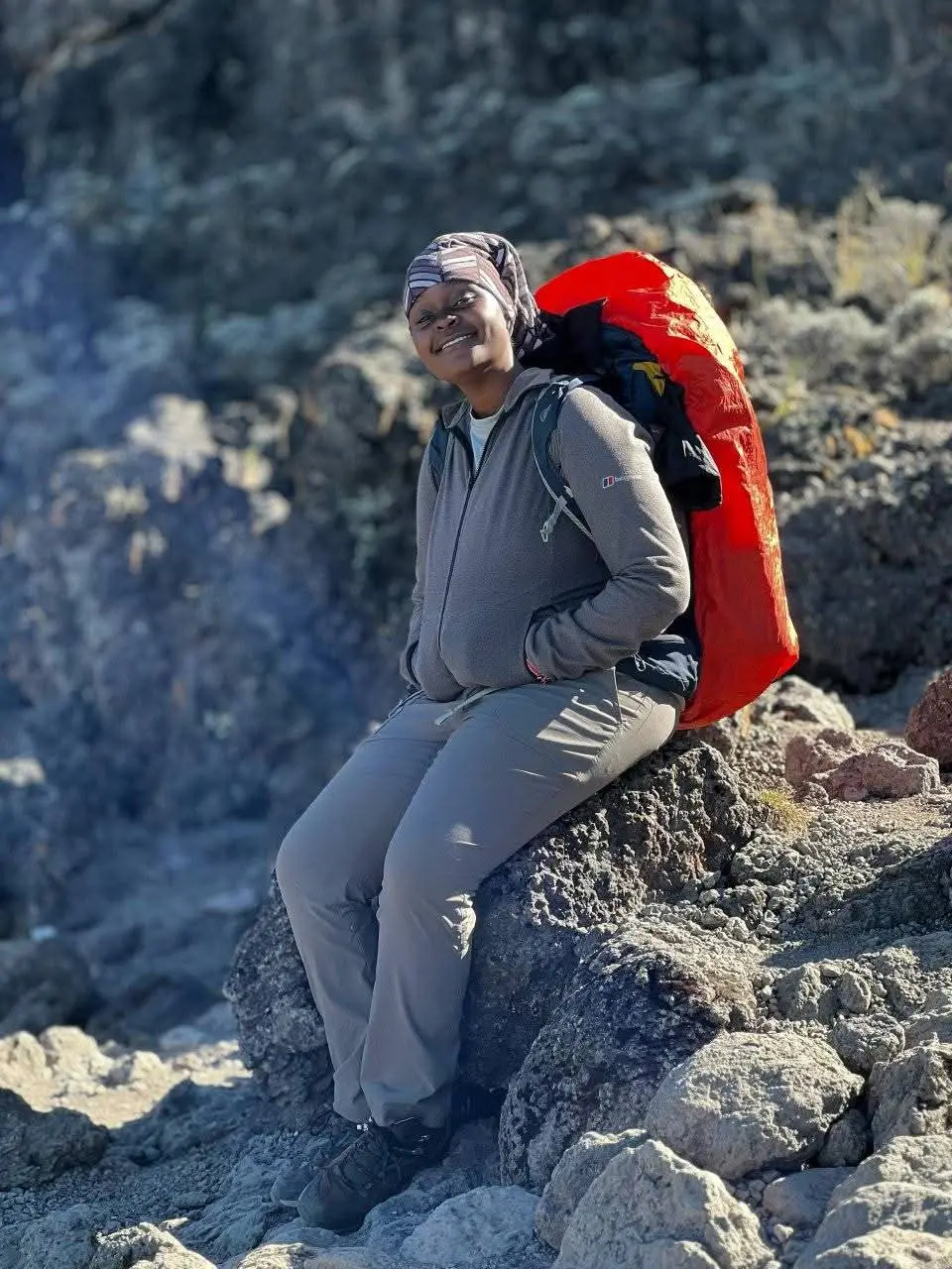 Jennipher Kessy, female Kilimanjaro guide with Girls Adventures Tanzania