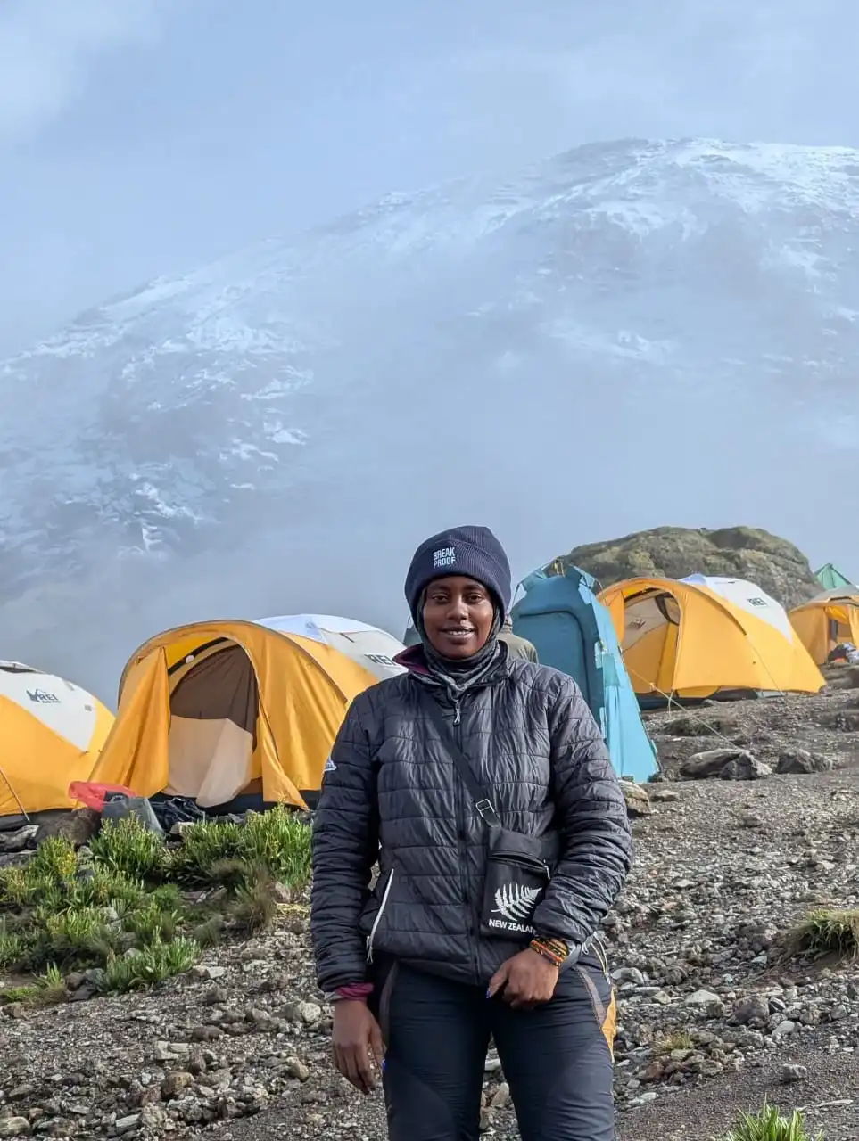 Asifiwe Makere, female Kilimanjaro guide with Girls Adventures Tanzania