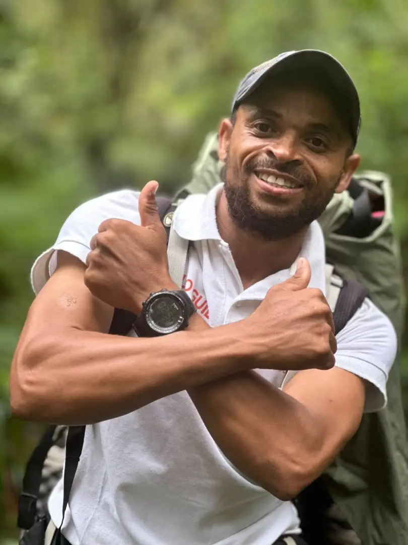 Said Dhahabu, senior mountain guide with Girls Adventures Tanzania
