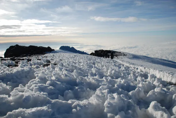 Kilimanjaro mountain guide preparing for a trekking expedition